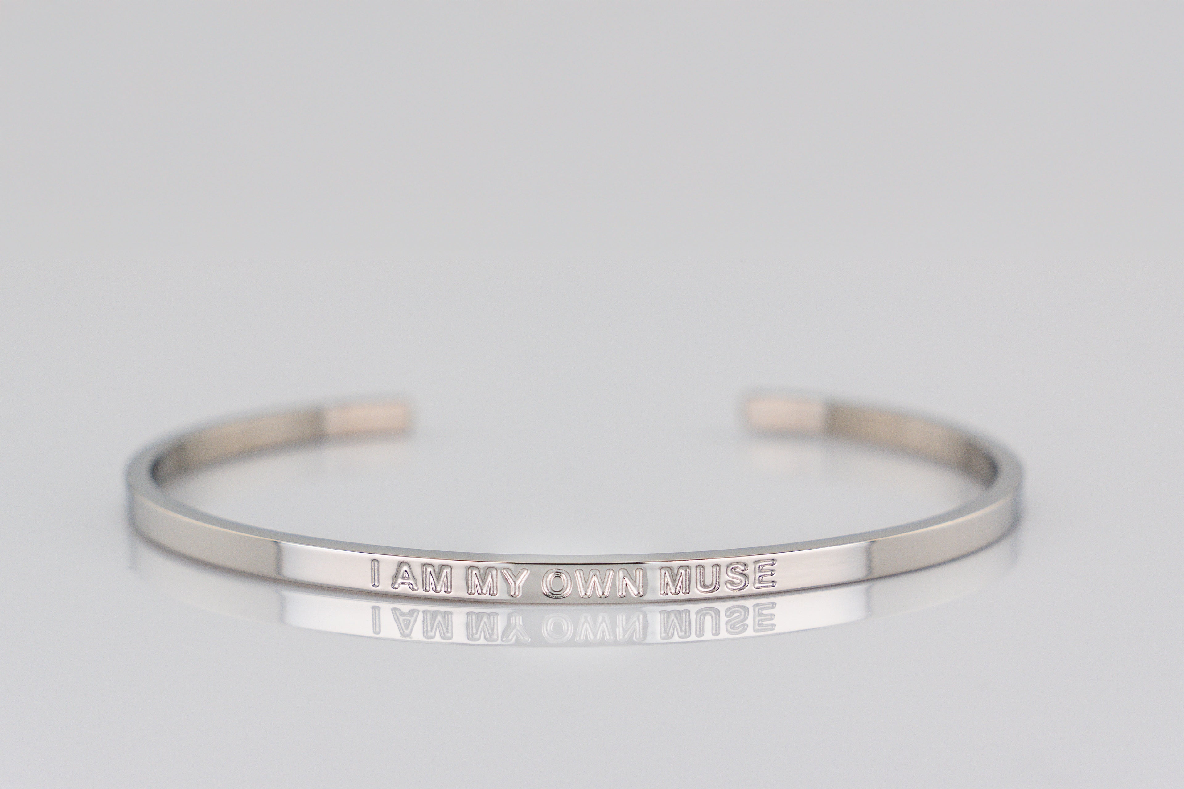 "I AM MY OWN MUSE" cuff bracelet